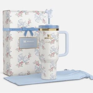 Stanley Floral Tumbler with Straw